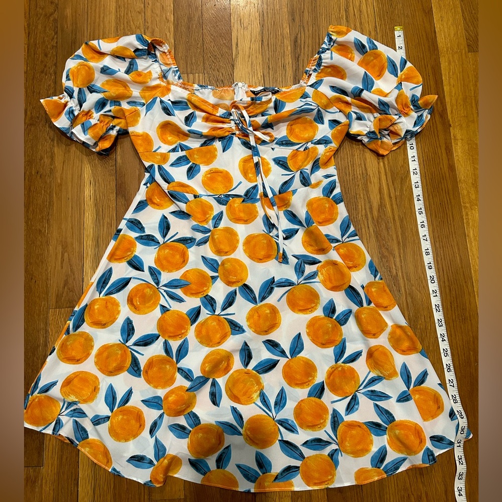 3/$25 Orange Vacation Dress